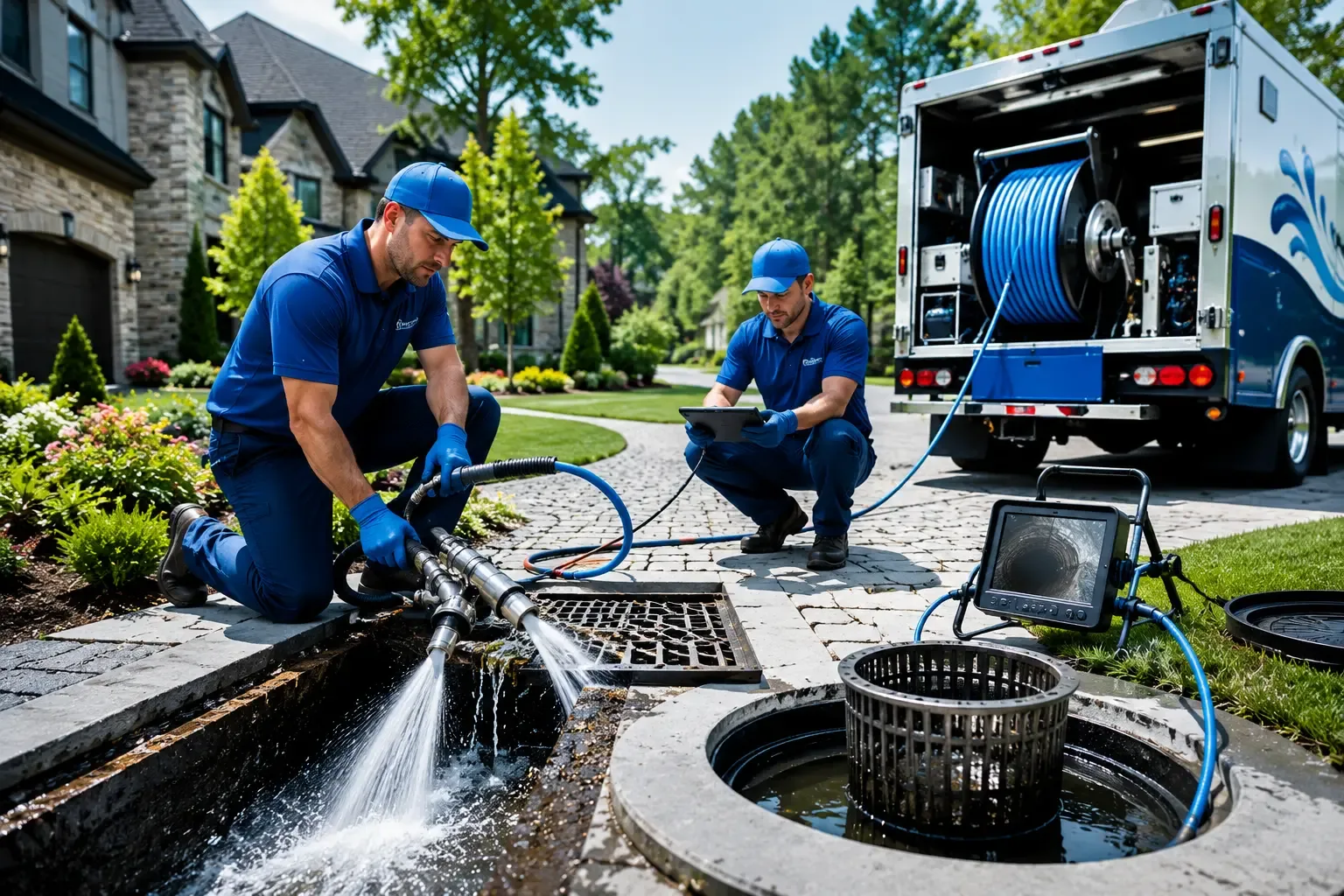 Local outdoor drain cleaning professionals in Noble, IL