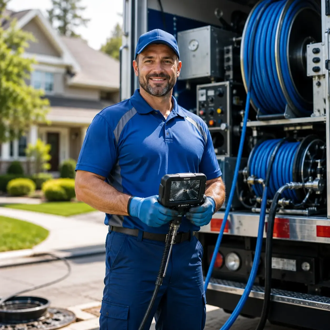 Local outdoor drain cleaning specialists in Noble, IL